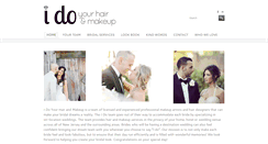 Desktop Screenshot of idoyourhairandmakeup.com
